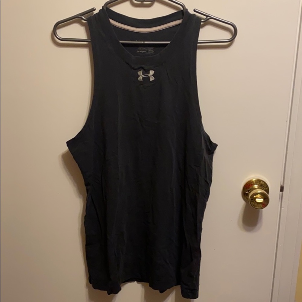 Under armour, long heatgear tank